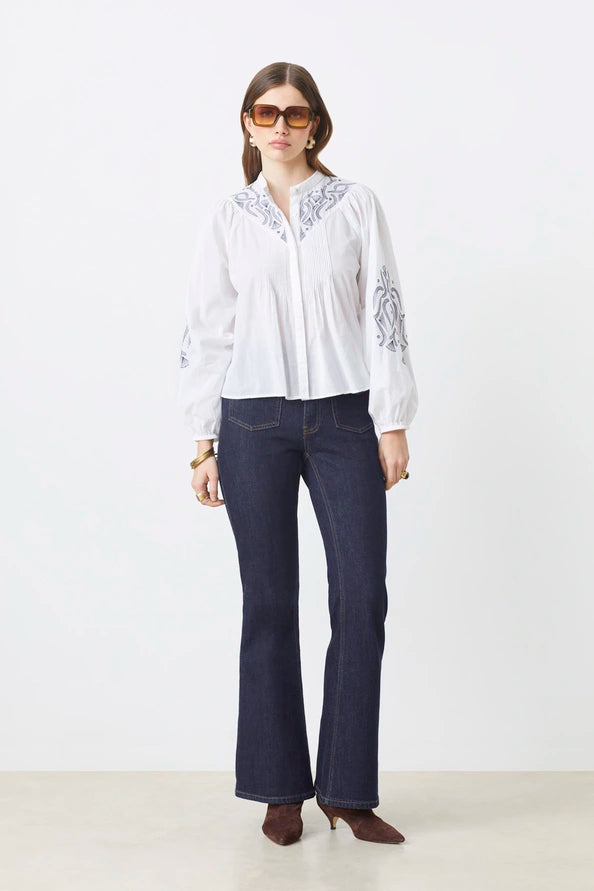 Blouse Livio Blanc Cassé