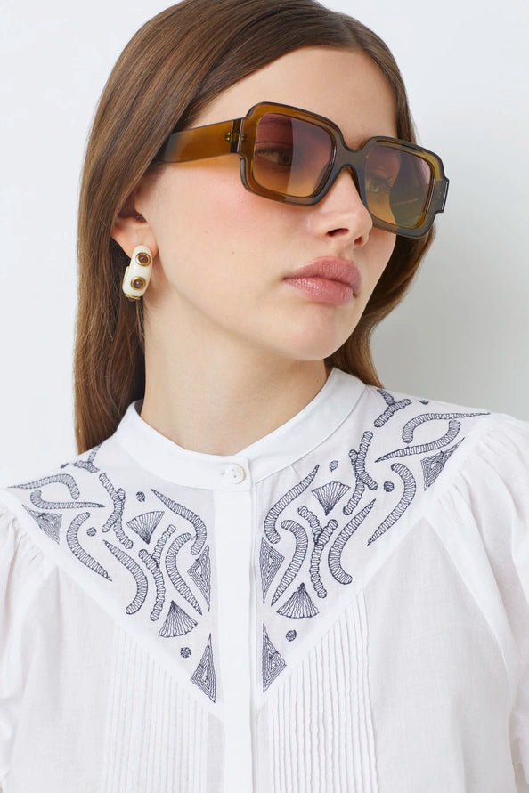 Blouse Livio Blanc Cassé