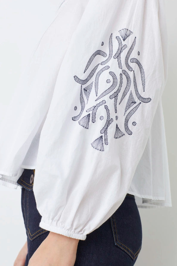 Blouse Livio Blanc Cassé