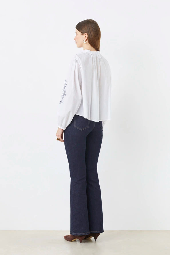 Blouse Livio Blanc Cassé