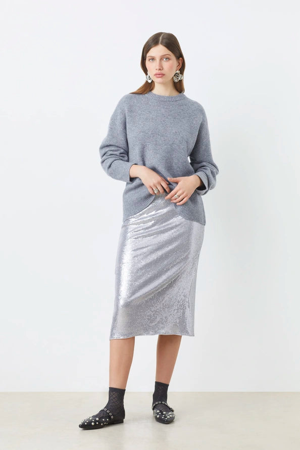 Pull Persan Gris Chiné