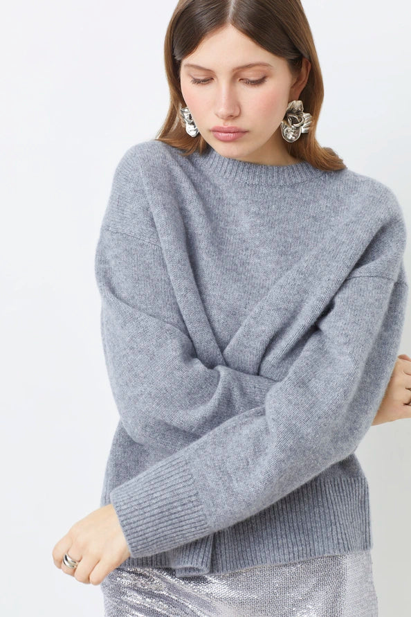 Pull Persan Gris Chiné