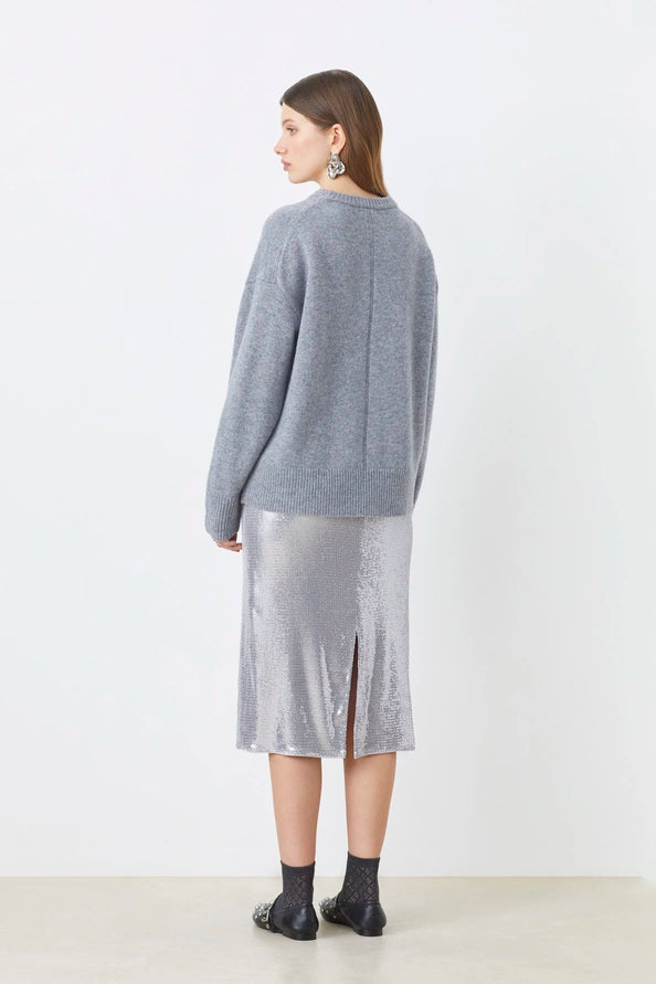 Pull Persan Gris Chiné