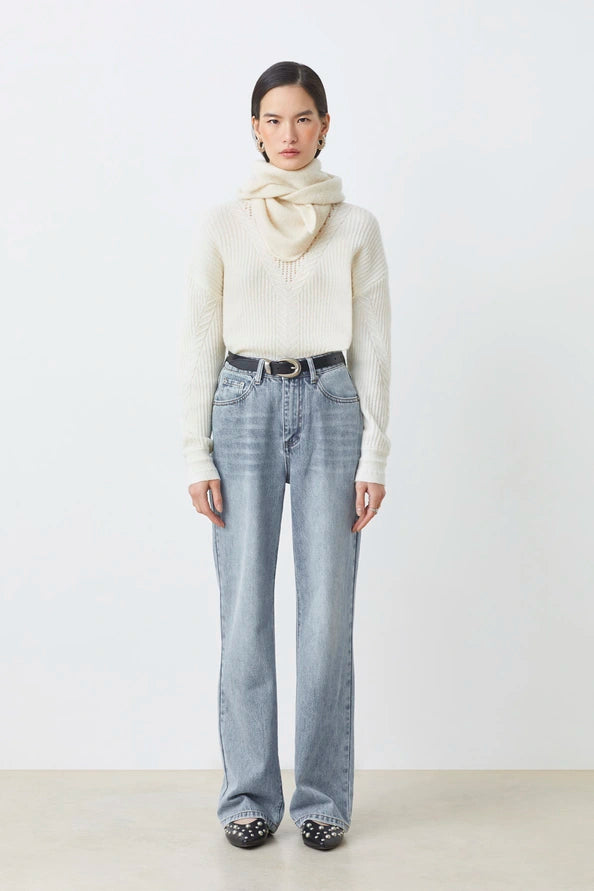Pull Padamas Blan Cassé