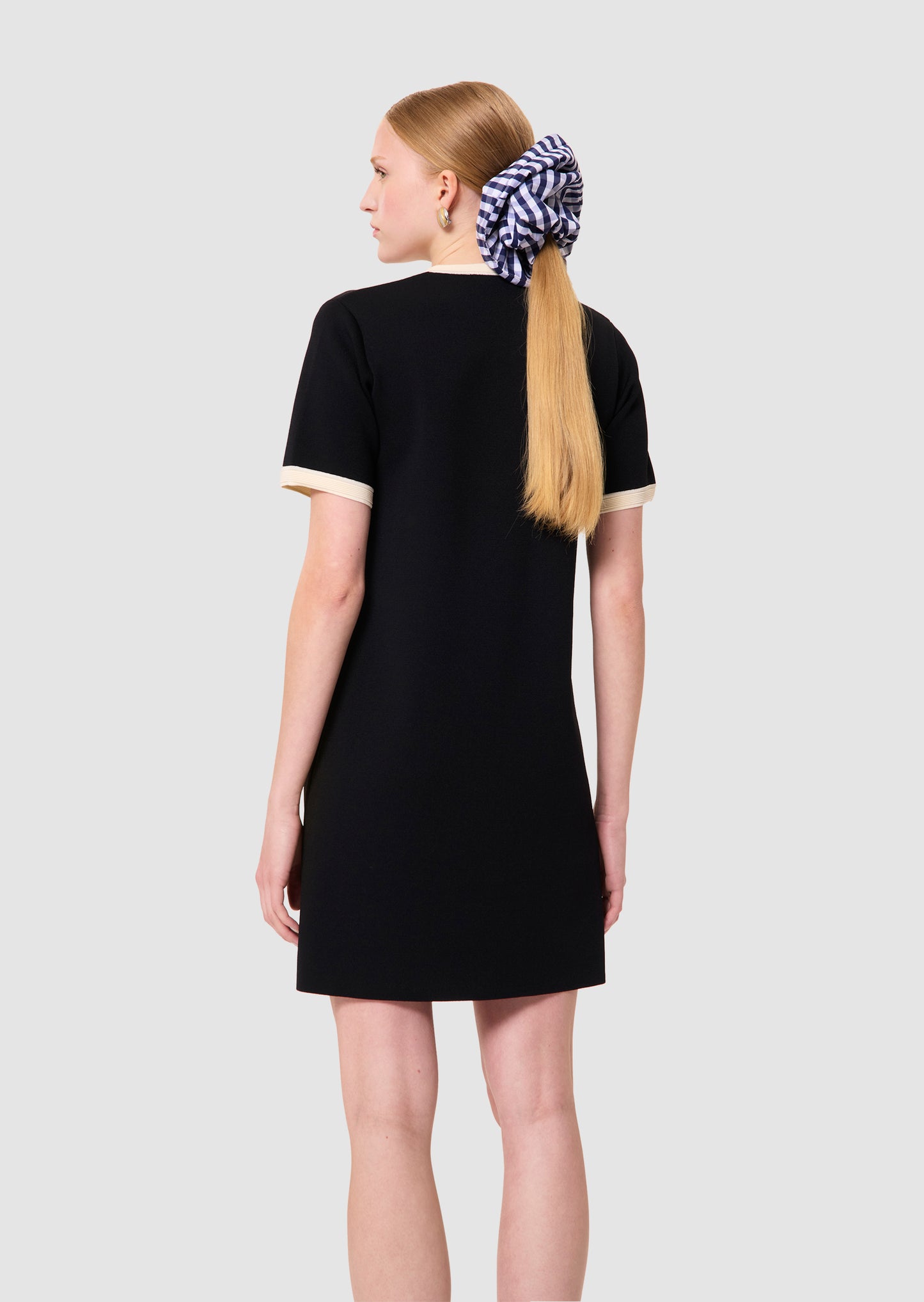 Robe Roller bicolore nuit et écrue