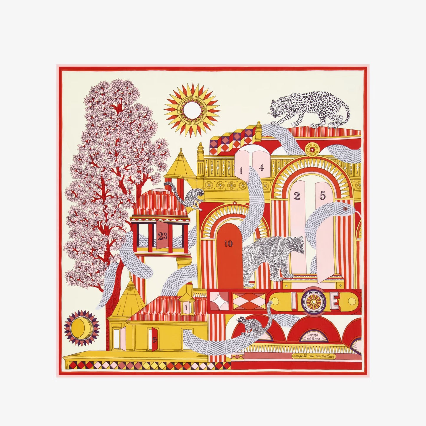 Carré 100 - Taj - Blanc