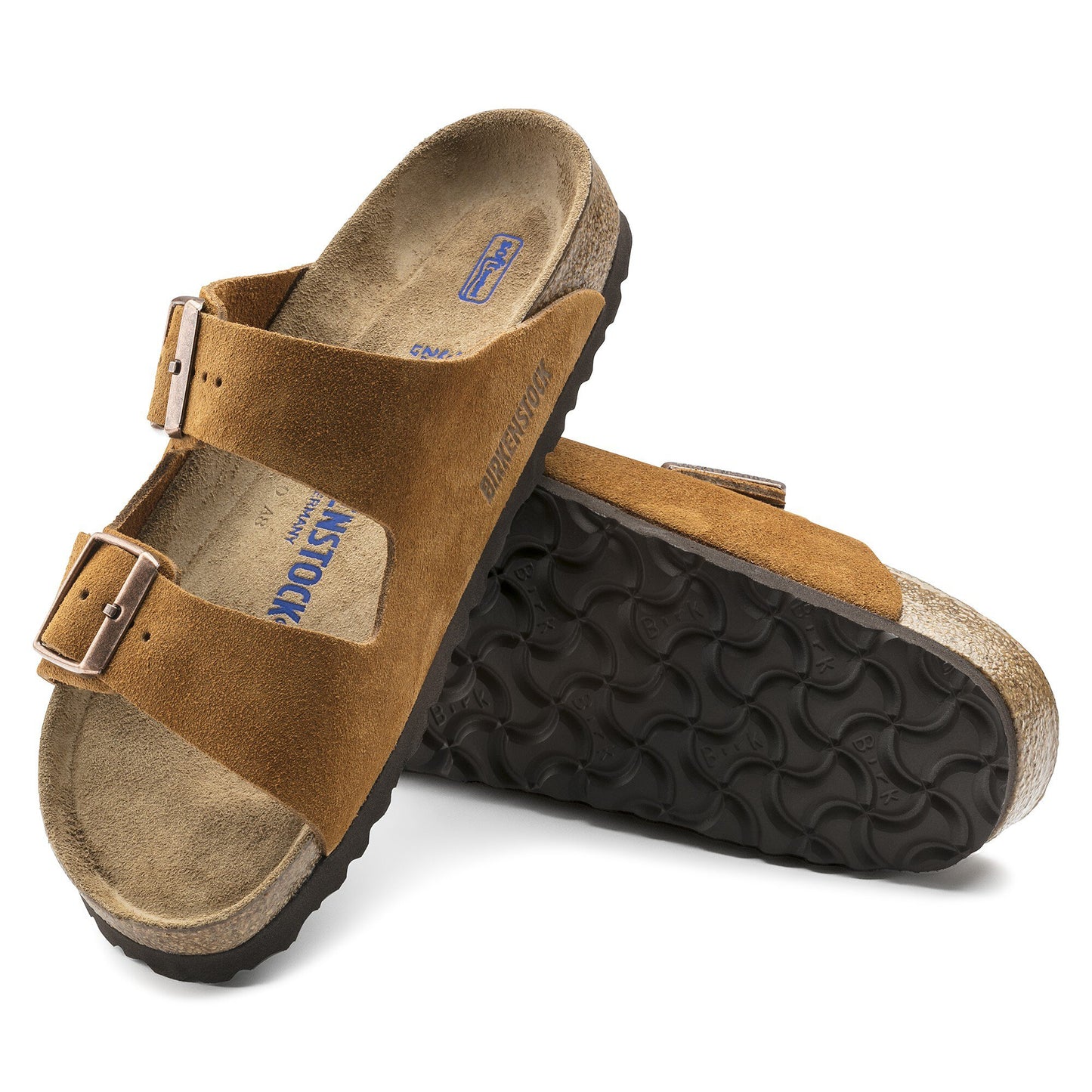 Arizona Lit de pied souple Suède Mink