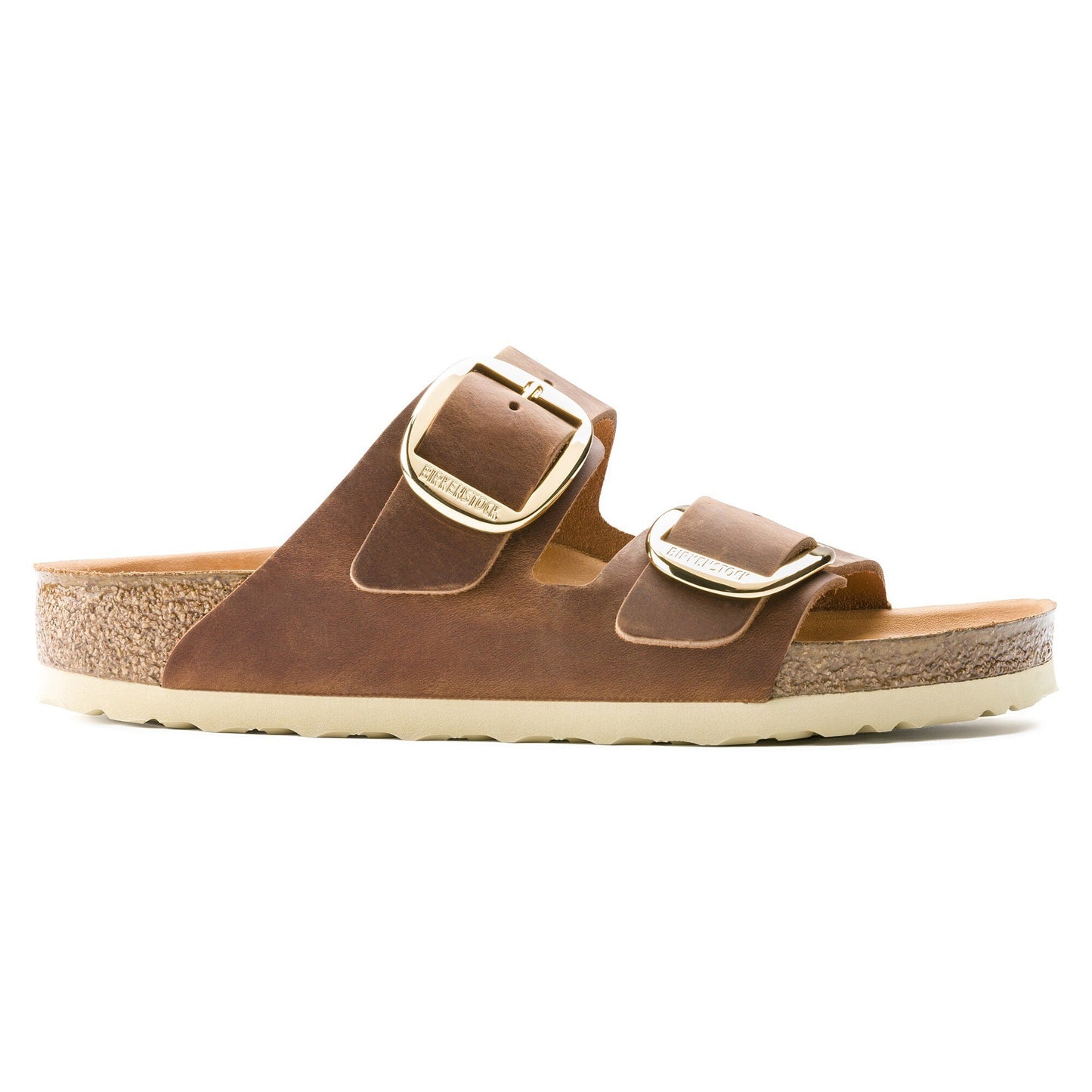 Birkenstock Arizona Big Buckle Cuir huilé - Cognac