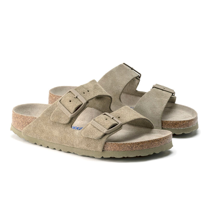 Arizona Lit de pied souple Suède Faded Khaki