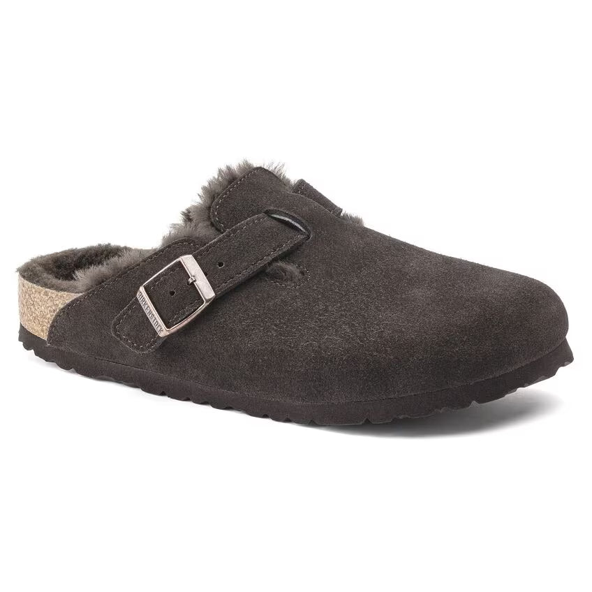 Birkenstock Boston en fourrure d’agneau