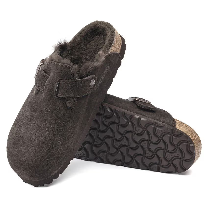 Birkenstock Boston en fourrure d’agneau