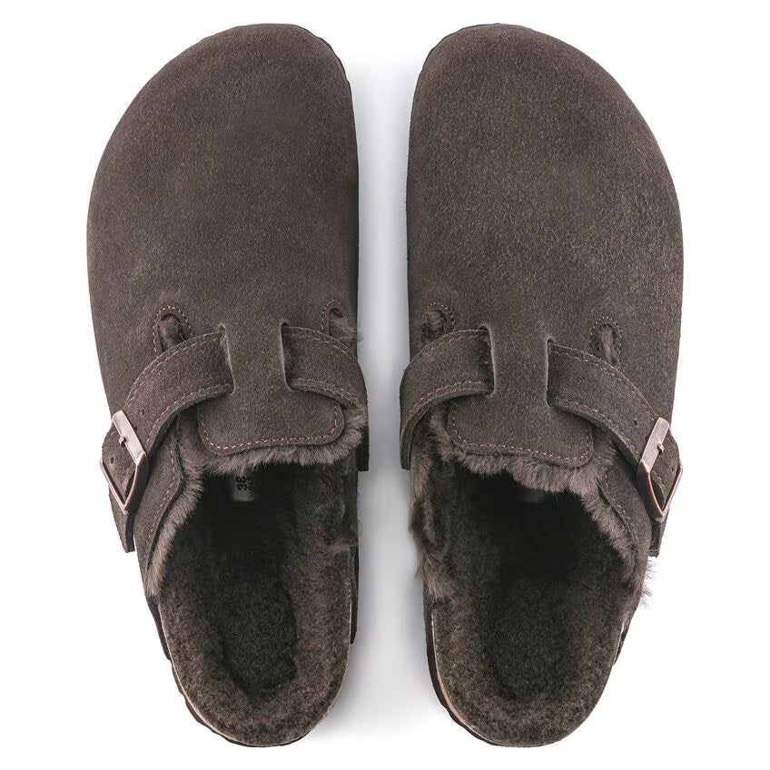 Birkenstock Boston en fourrure d’agneau