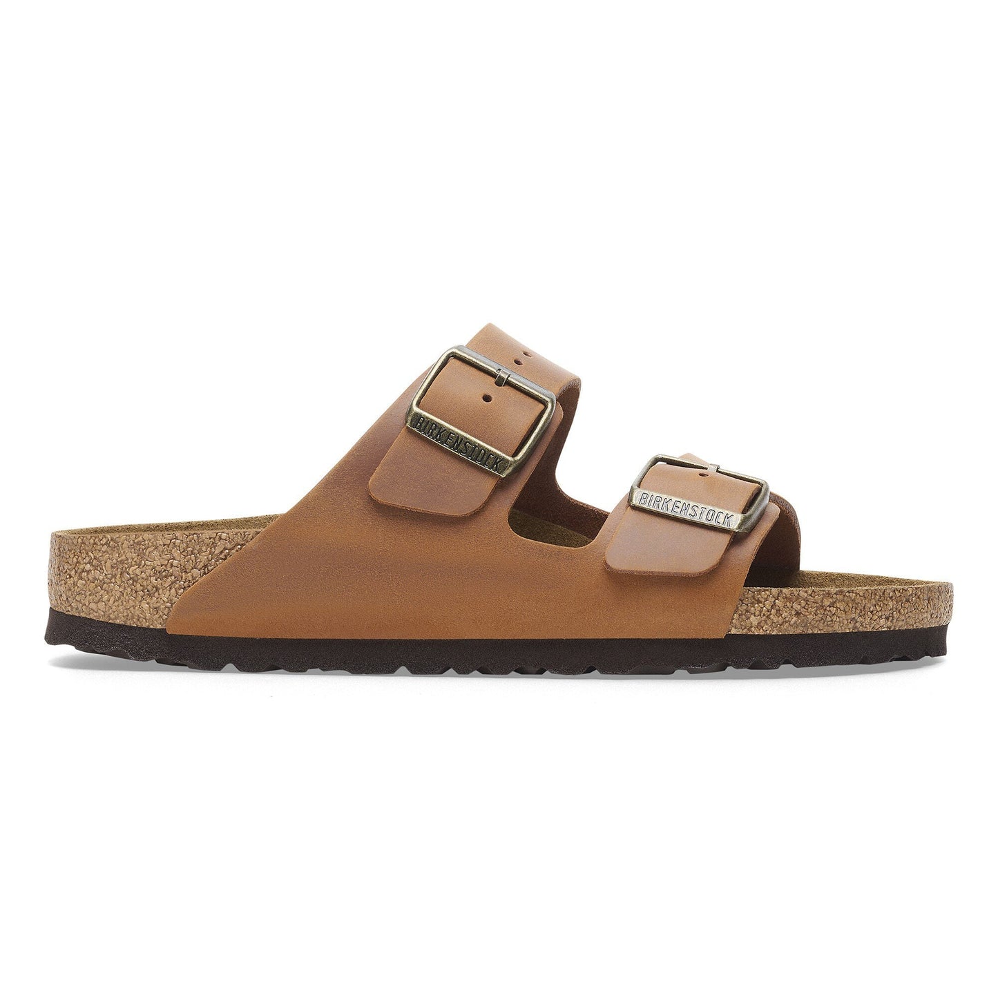 Birkenstock Arizona Cuir huilé - Cognac