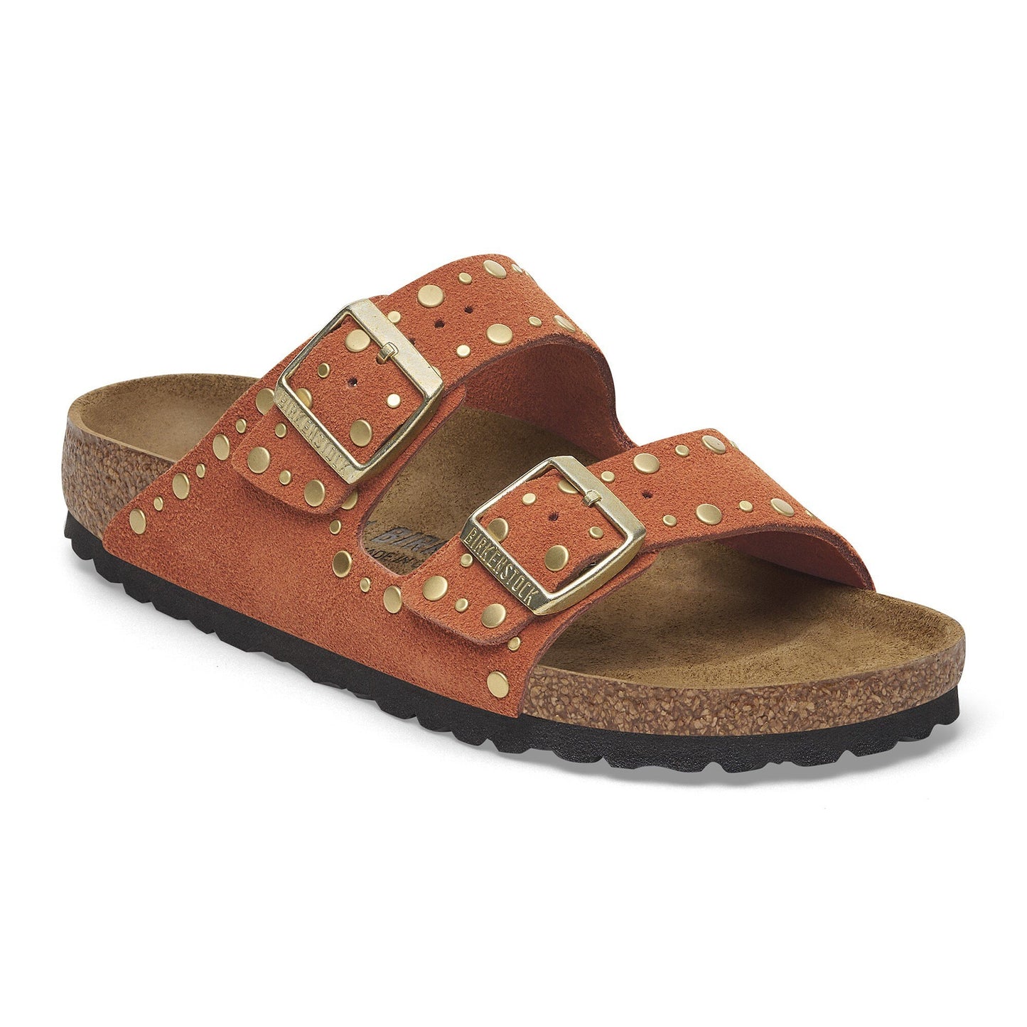 Birkenstock Arizona Rivet Suède Dark Rust