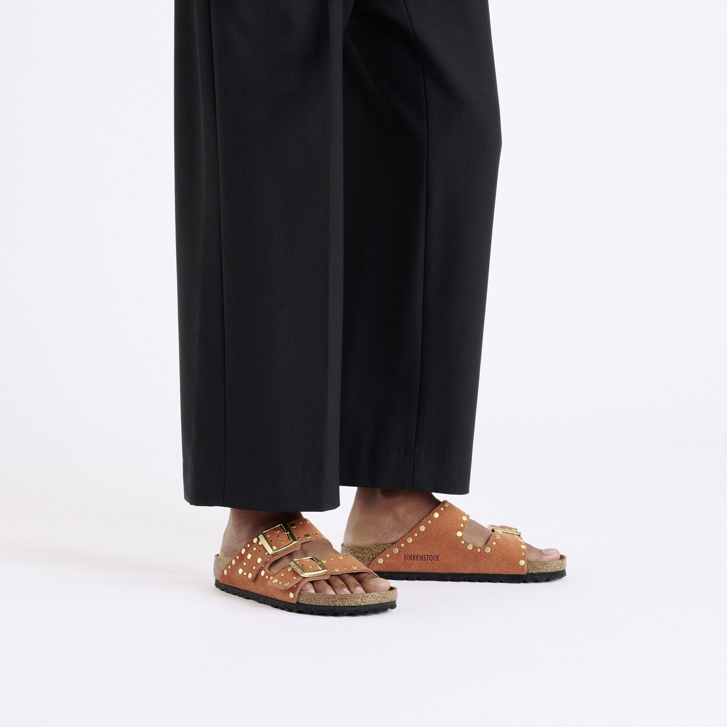 Birkenstock Arizona Rivet Suède Dark Rust