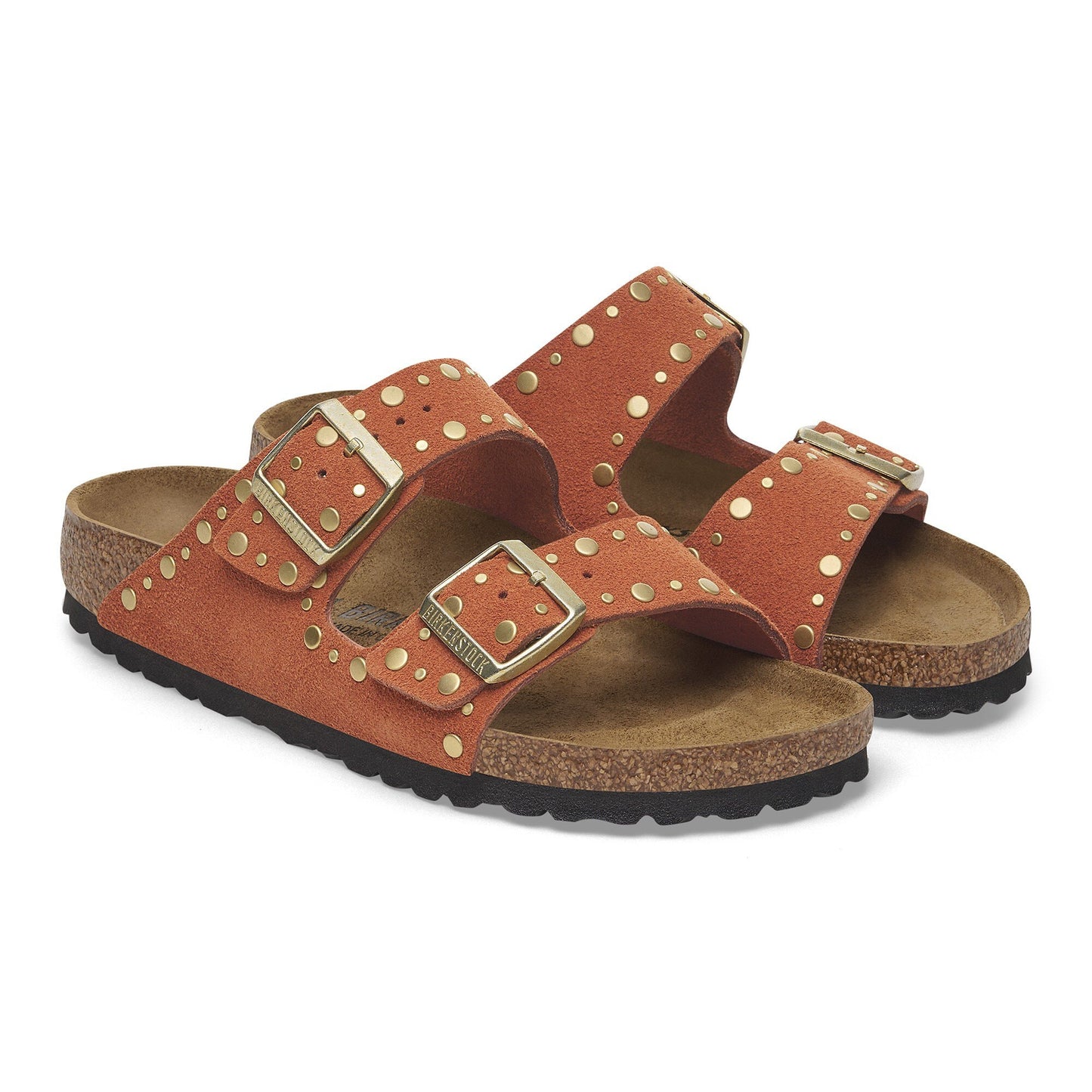 Birkenstock Arizona Rivet Suède Dark Rust