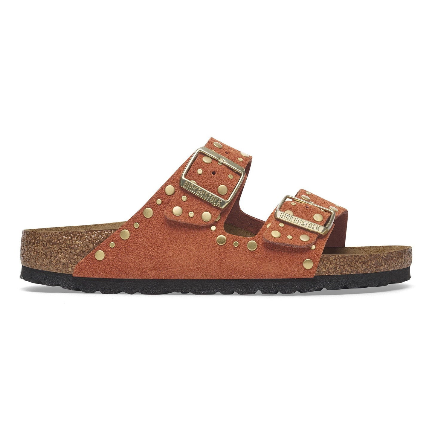 Birkenstock Arizona Rivet Suède Dark Rust