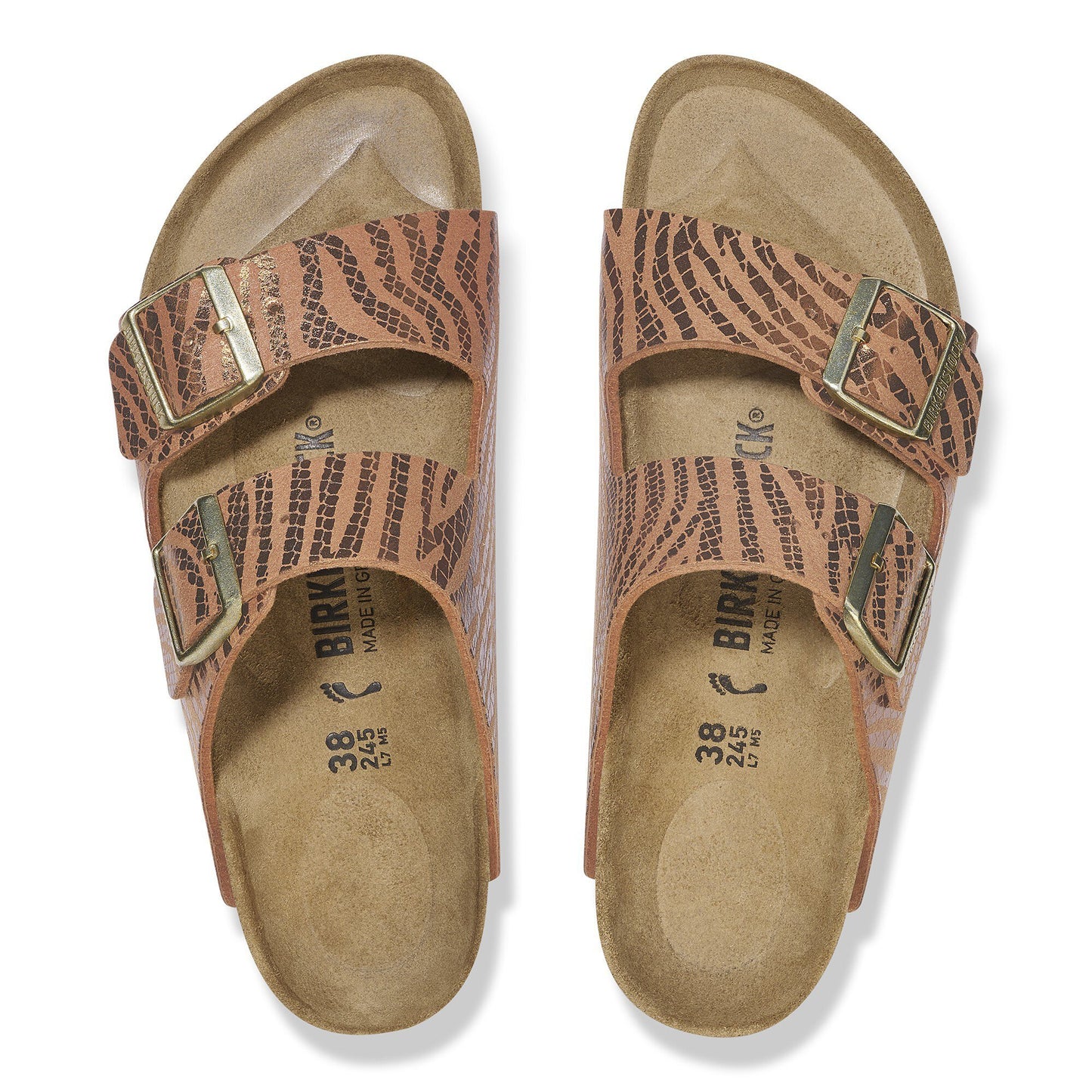 Birkenstock Arizona Zebra Pecan