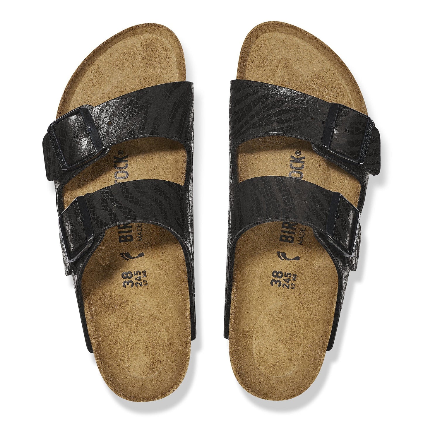 Birkenstock Arizona Synthétique - Zebra Black