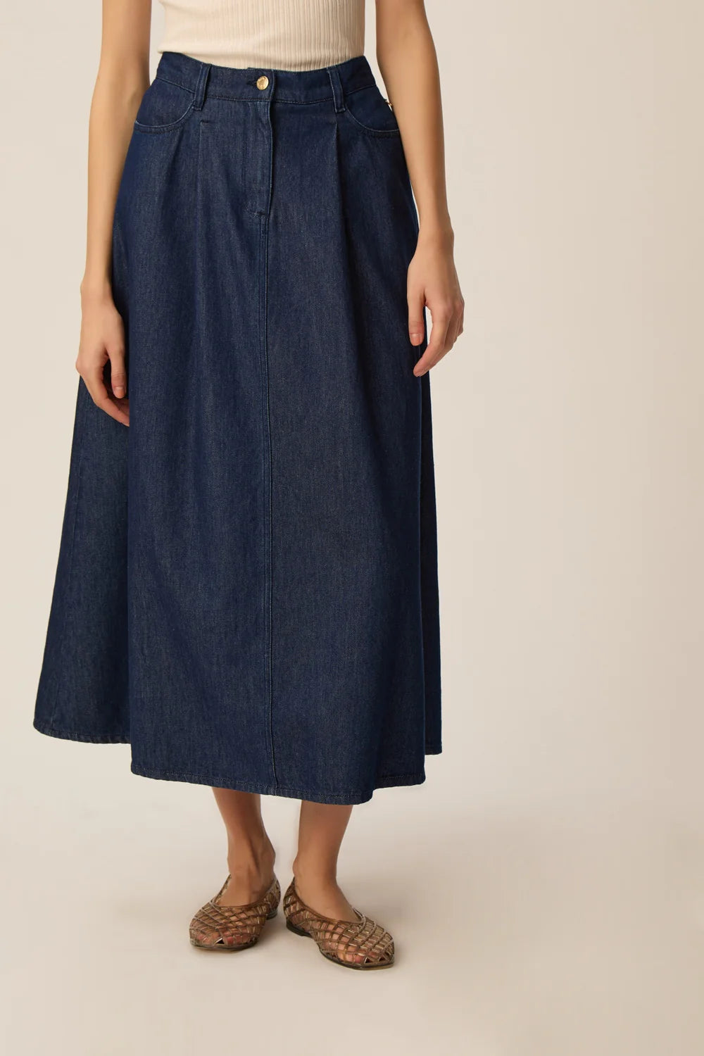 JUPE LUCE DARK INDIGO