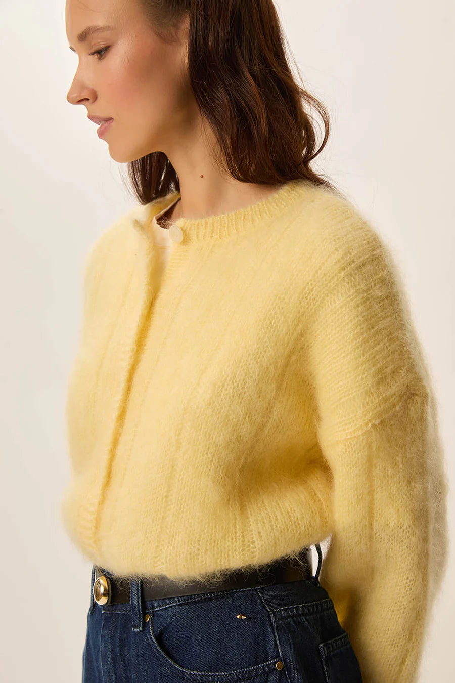 GILET CHOUETTE PAILLE