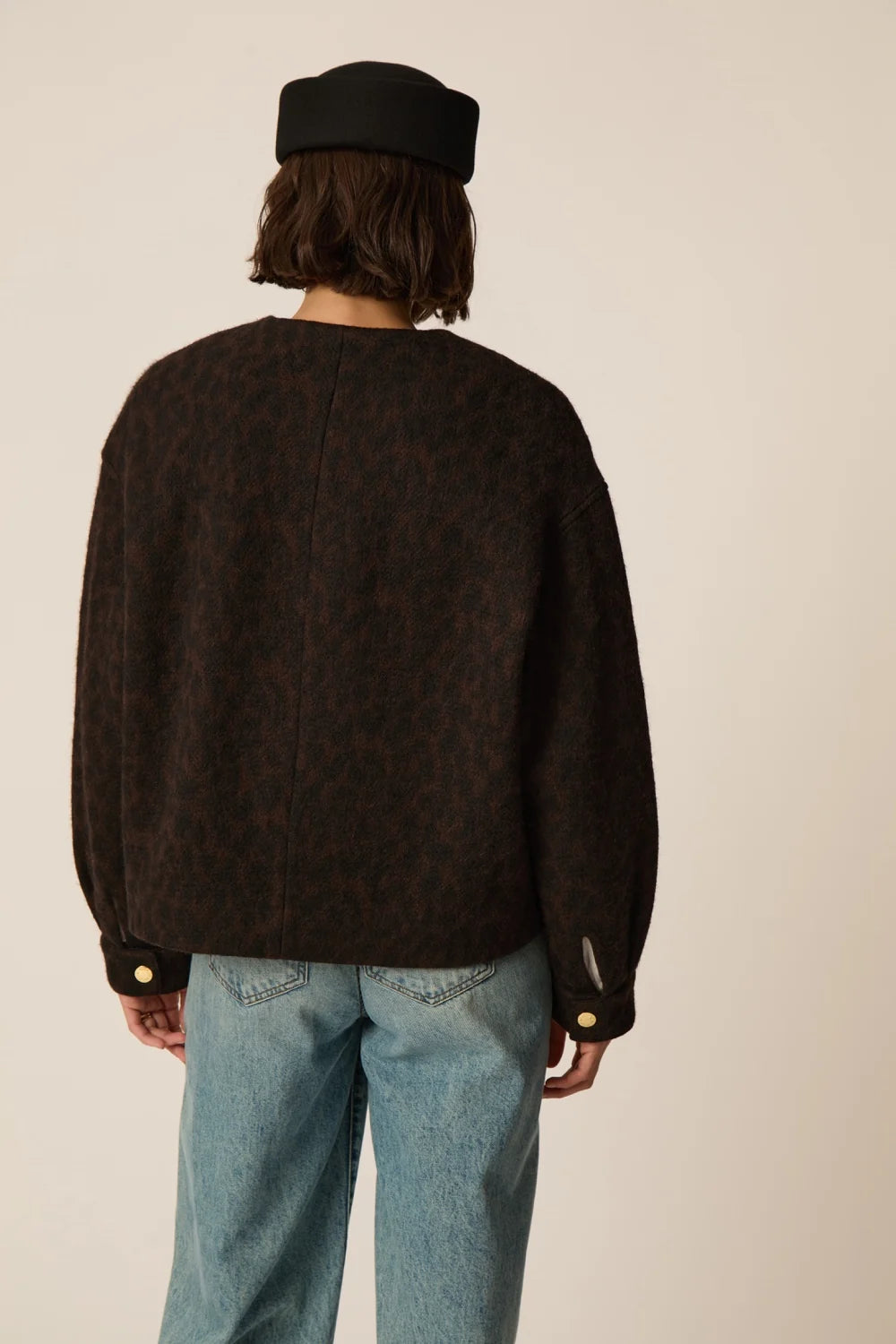 VESTE MAILLE ISADORA LEOPARD