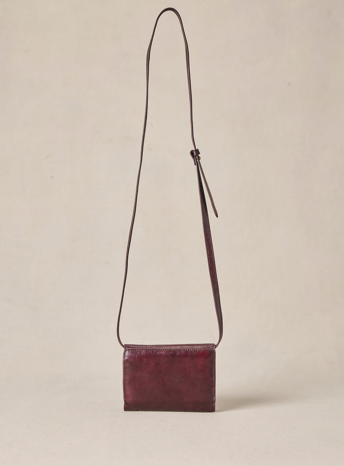 PORTE CARTES ELODIE Aubergine