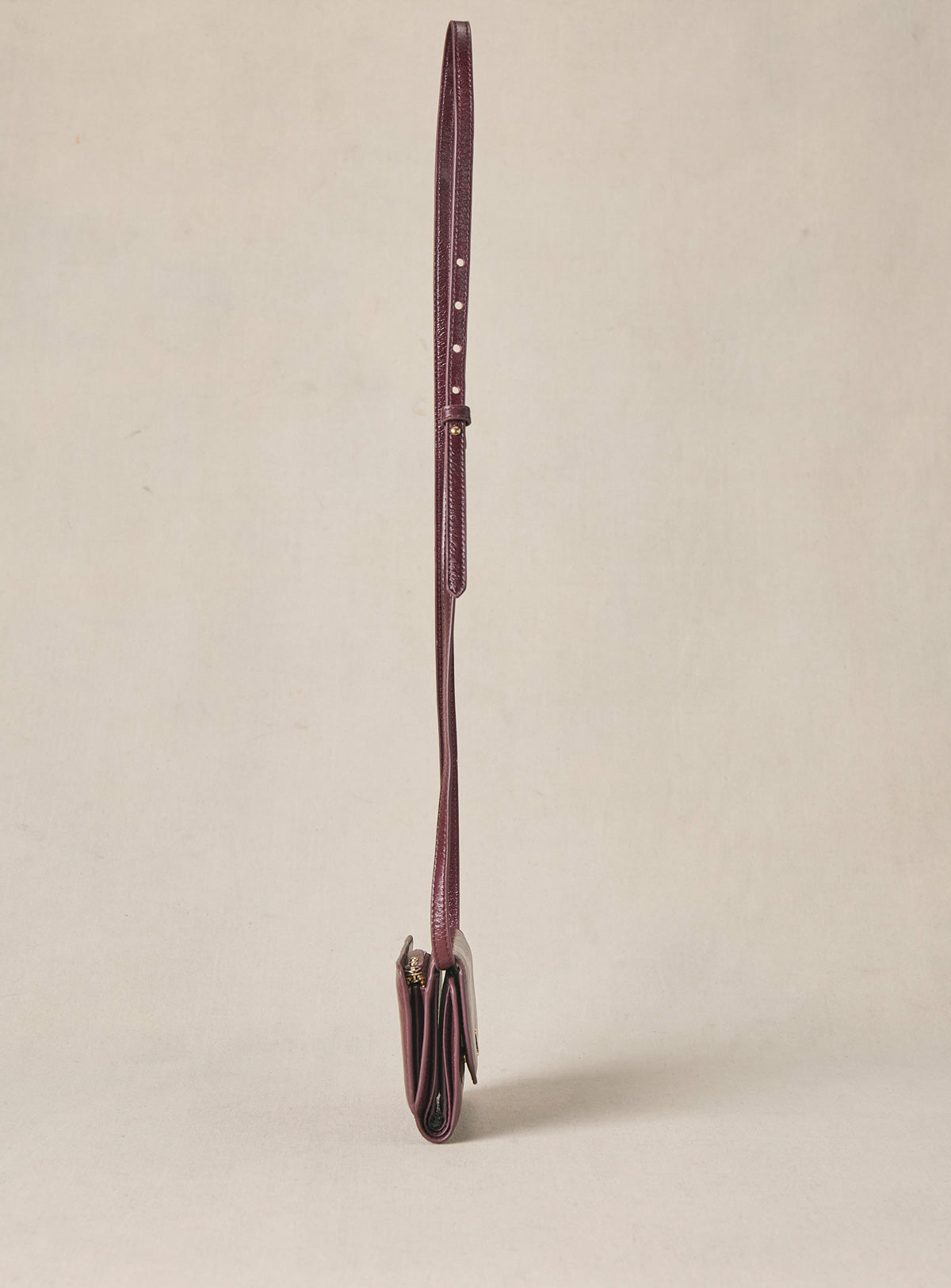 PORTE CARTES ELODIE Aubergine