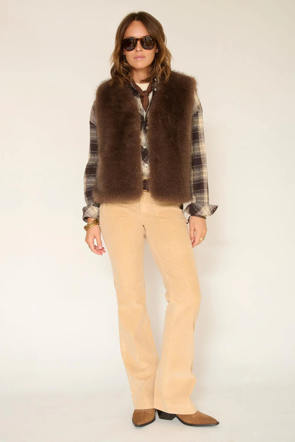 GILET - GALOU BROWN