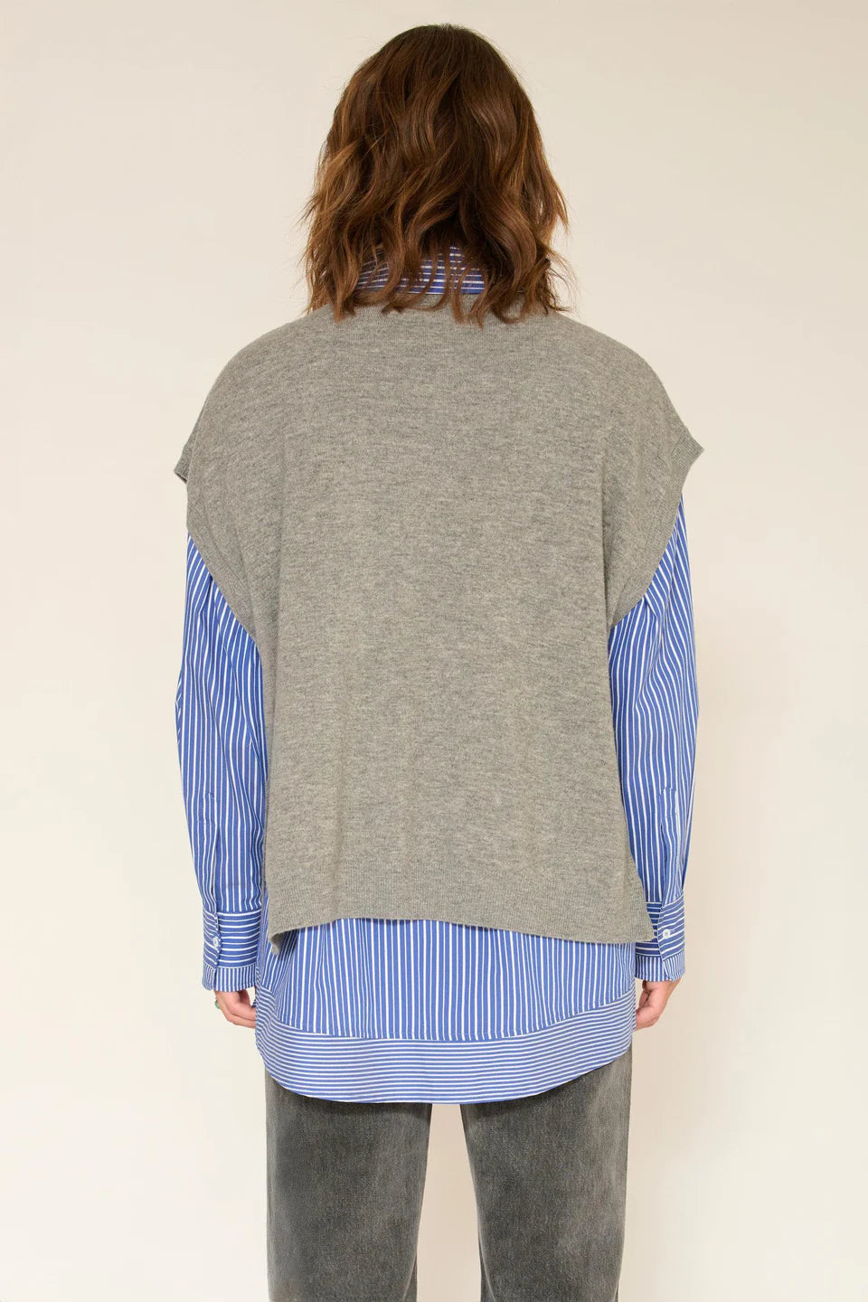 PULL SANS MANCHE - KLEE GREY
