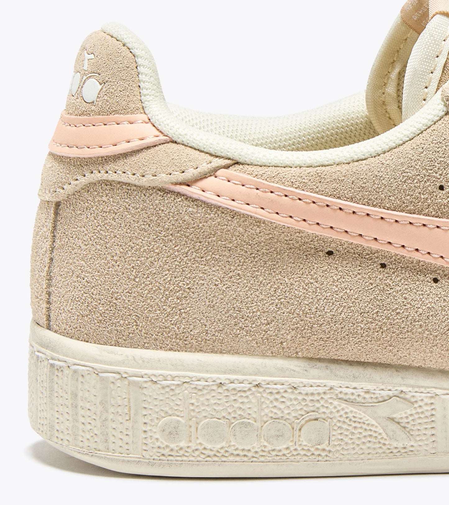 DIADORA GAME L LOW SUEDE WAXED Peach
