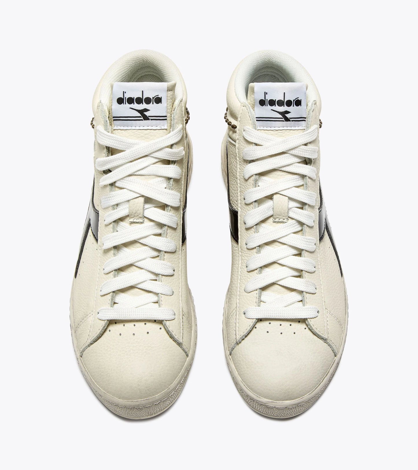 GAME L HIGH WAXED STUDS WN White Black