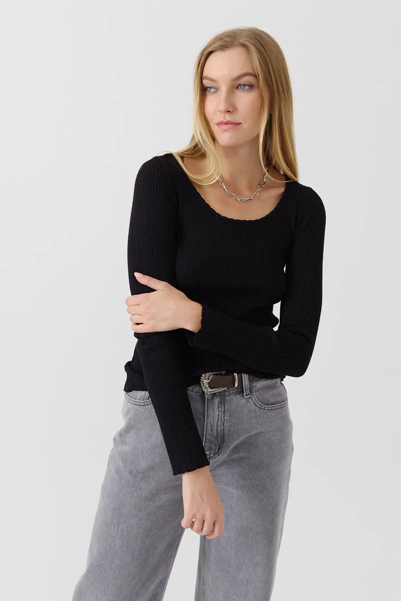 TOP AURORE Black