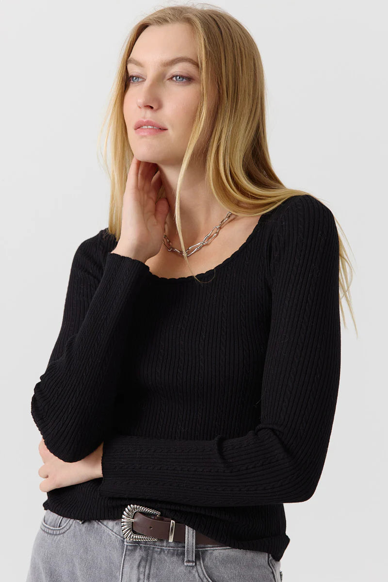 TOP AURORE Black