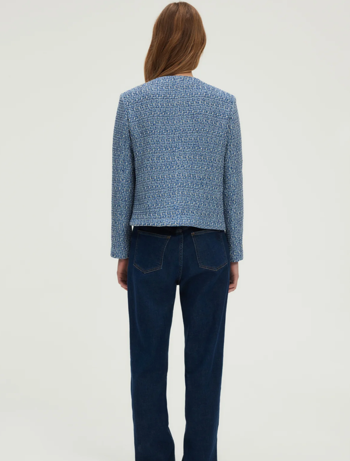 Veste courte en tweed bicolore - RONISE