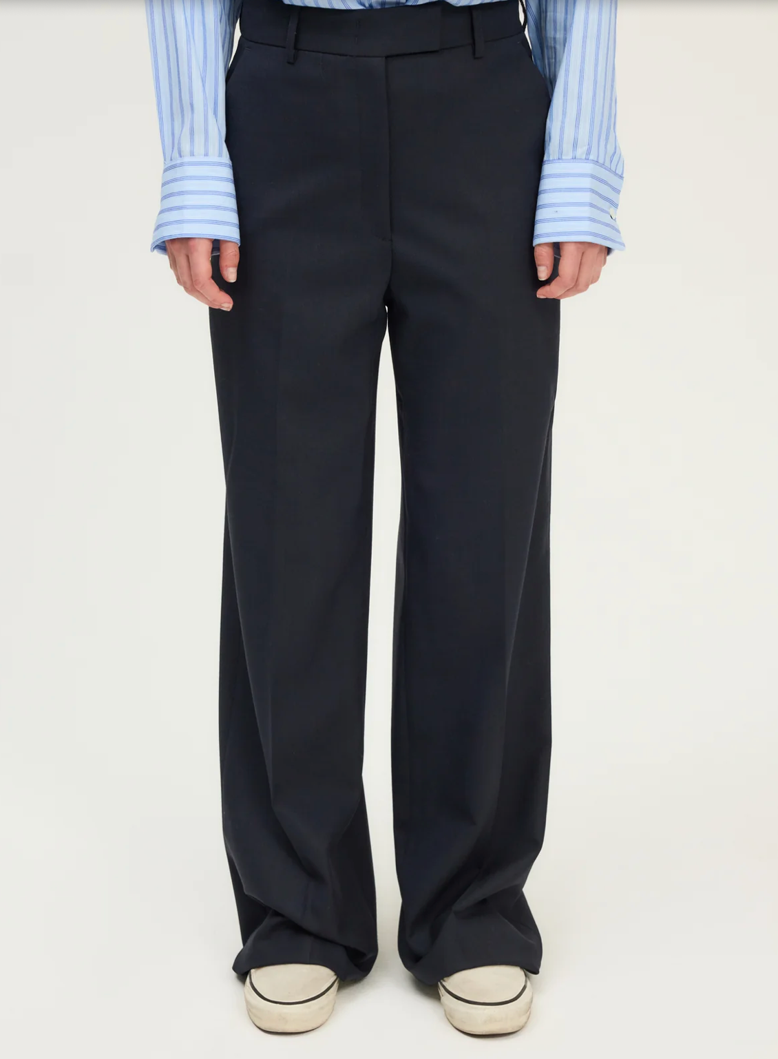 Pantalon droit de tailleur - CILIANE Marine