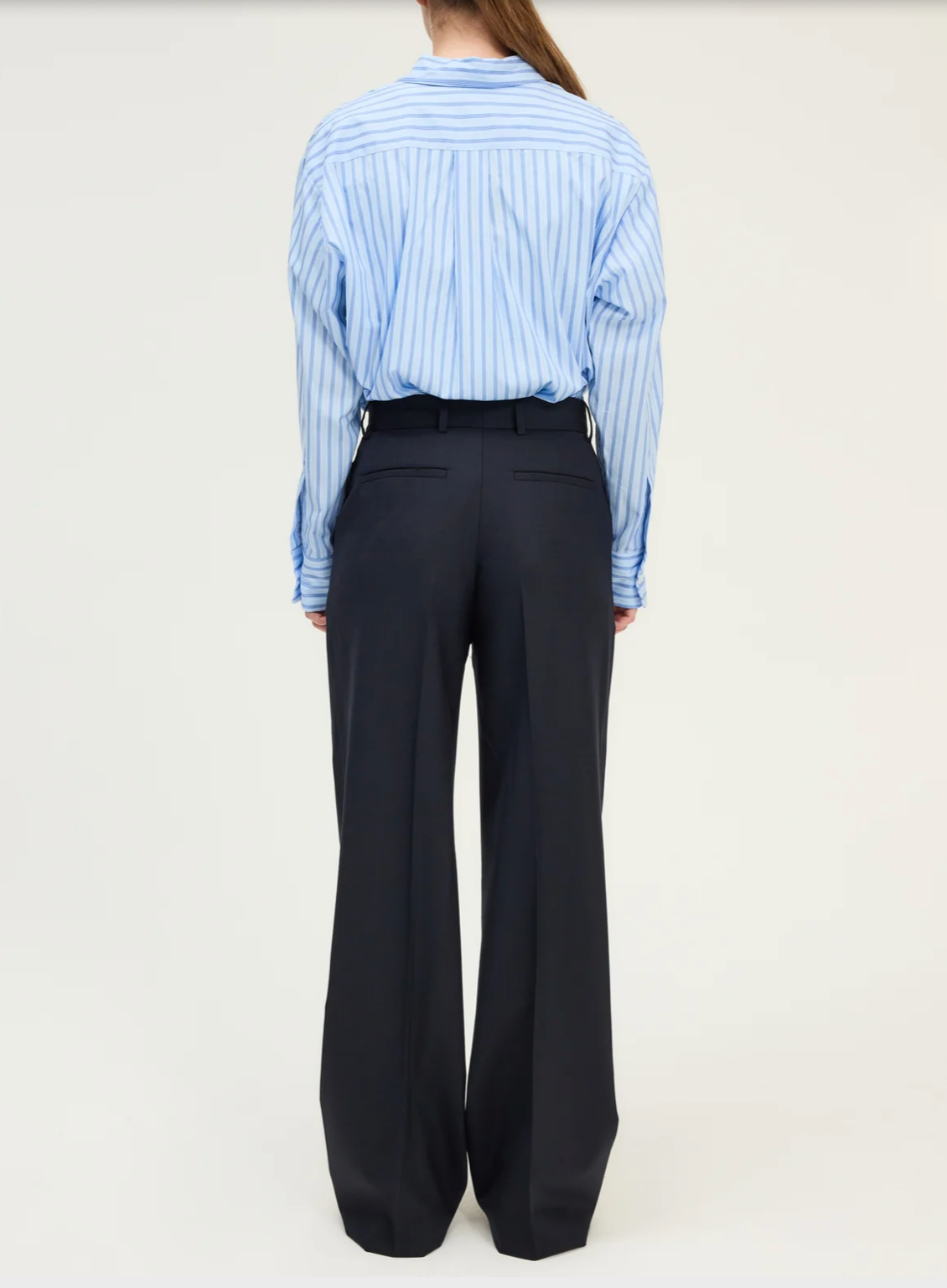 Pantalon droit de tailleur - CILIANE Marine