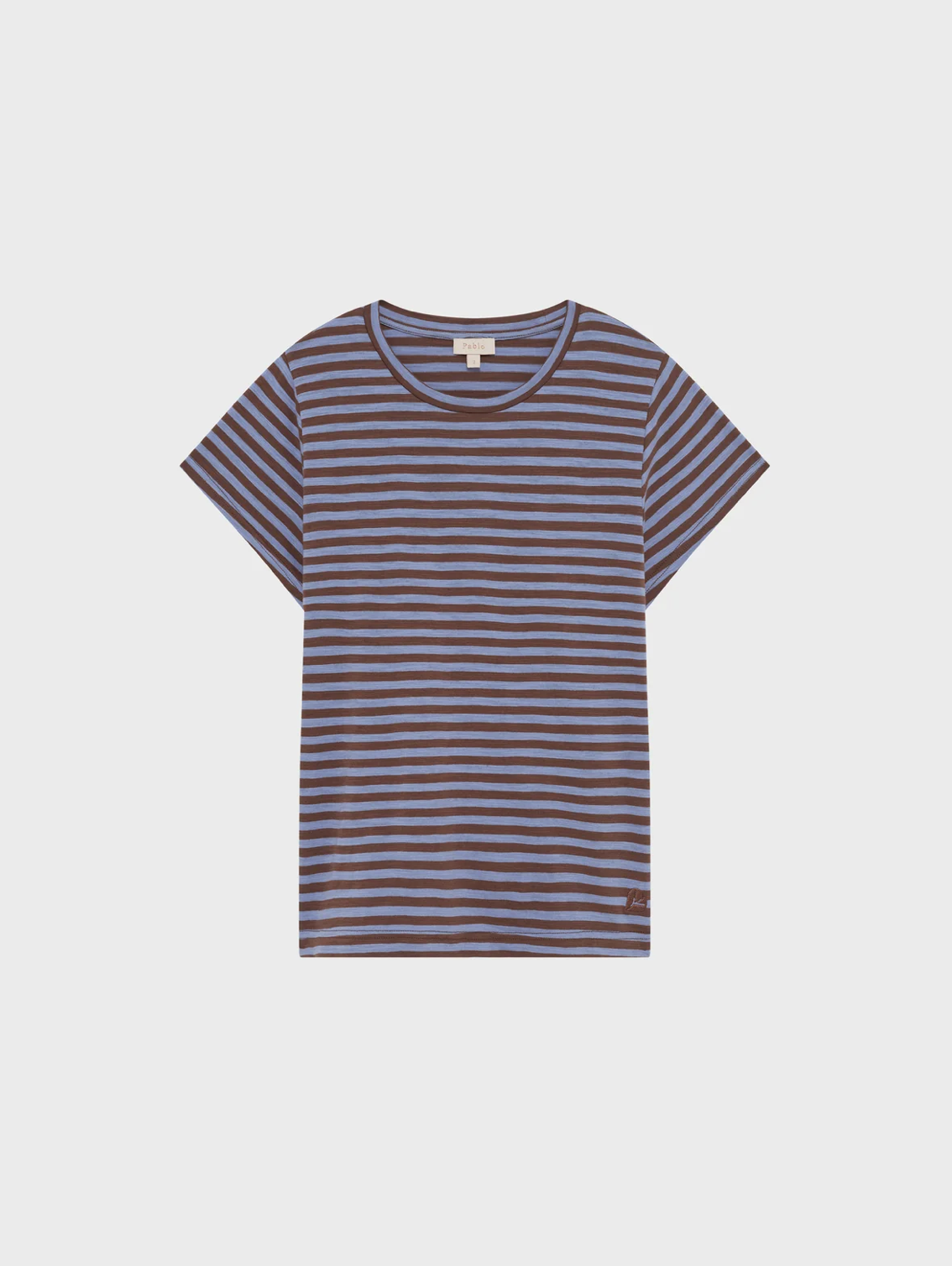 T-shirt rayé en coton - TINA