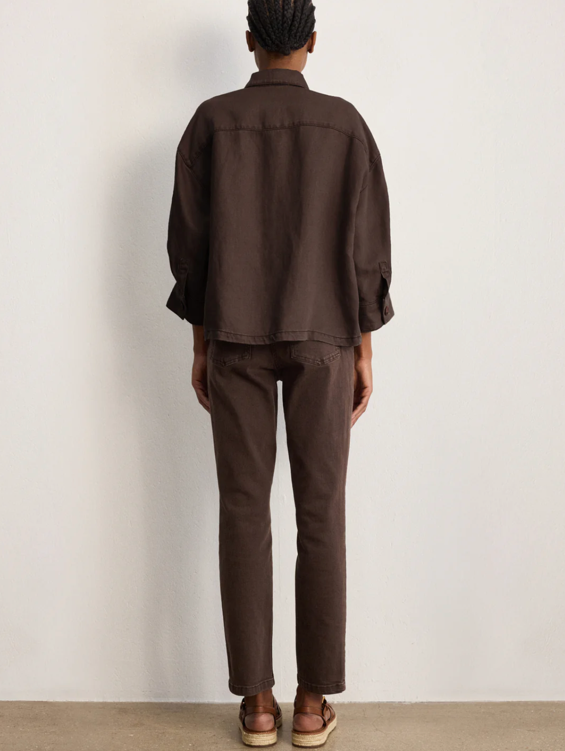 Surchemise fluide en lyocell et lin - MANELLE