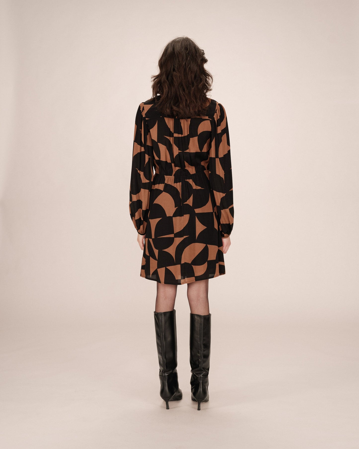 ROBE COURTE CHOCOLAT SELIA