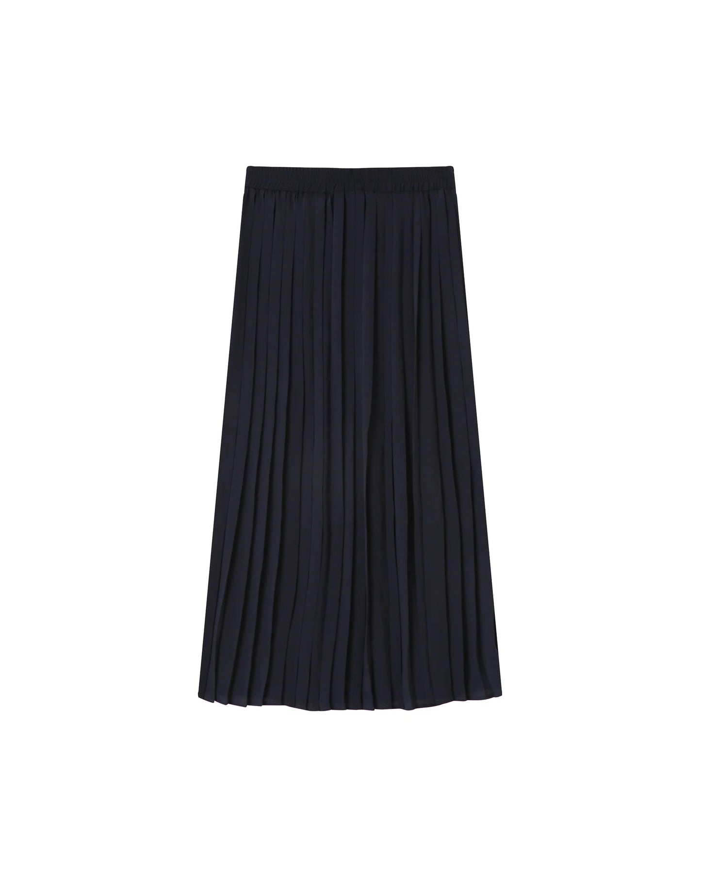 JUPE MARINE PLISSE