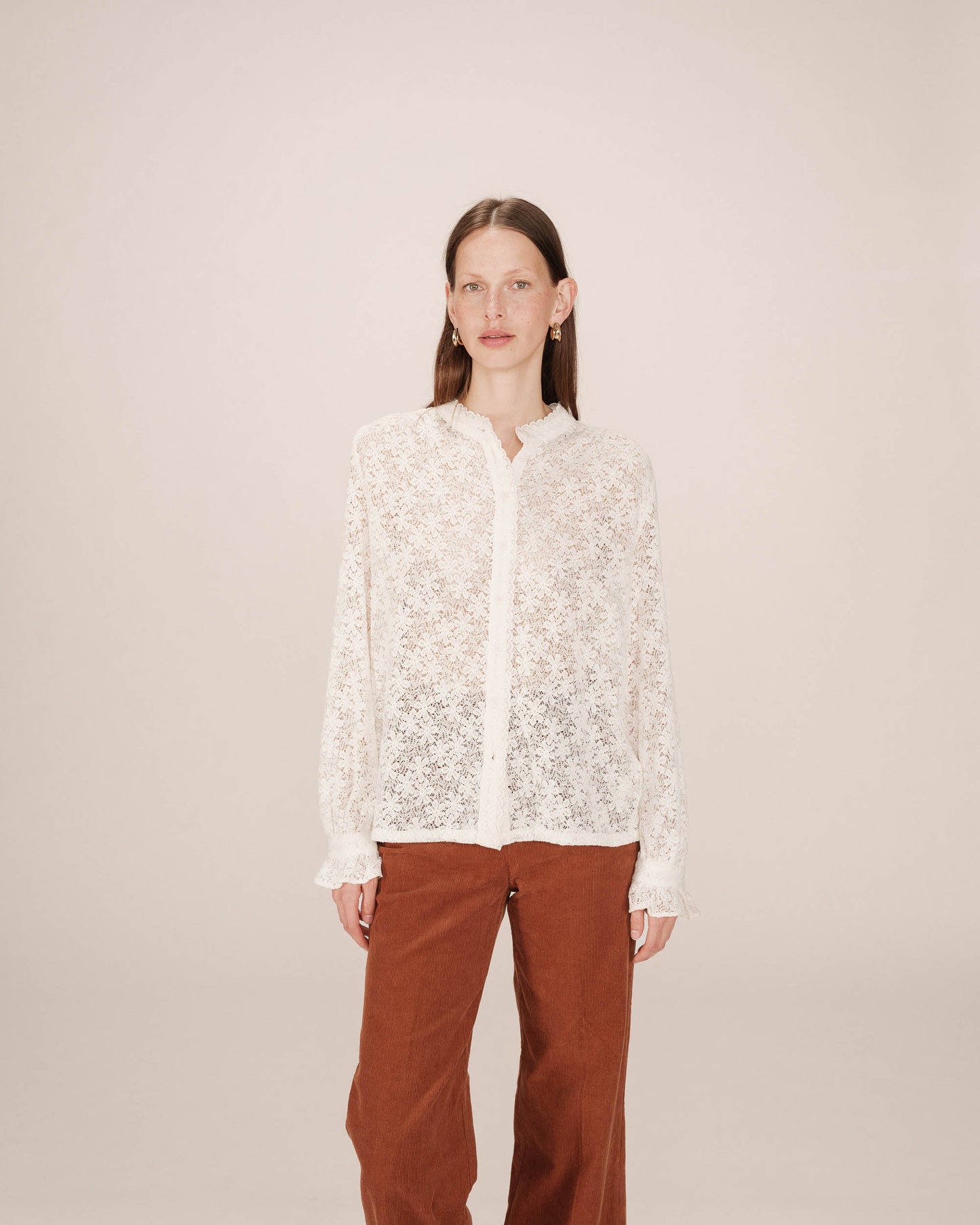 BLOUSE ECRU SWING
