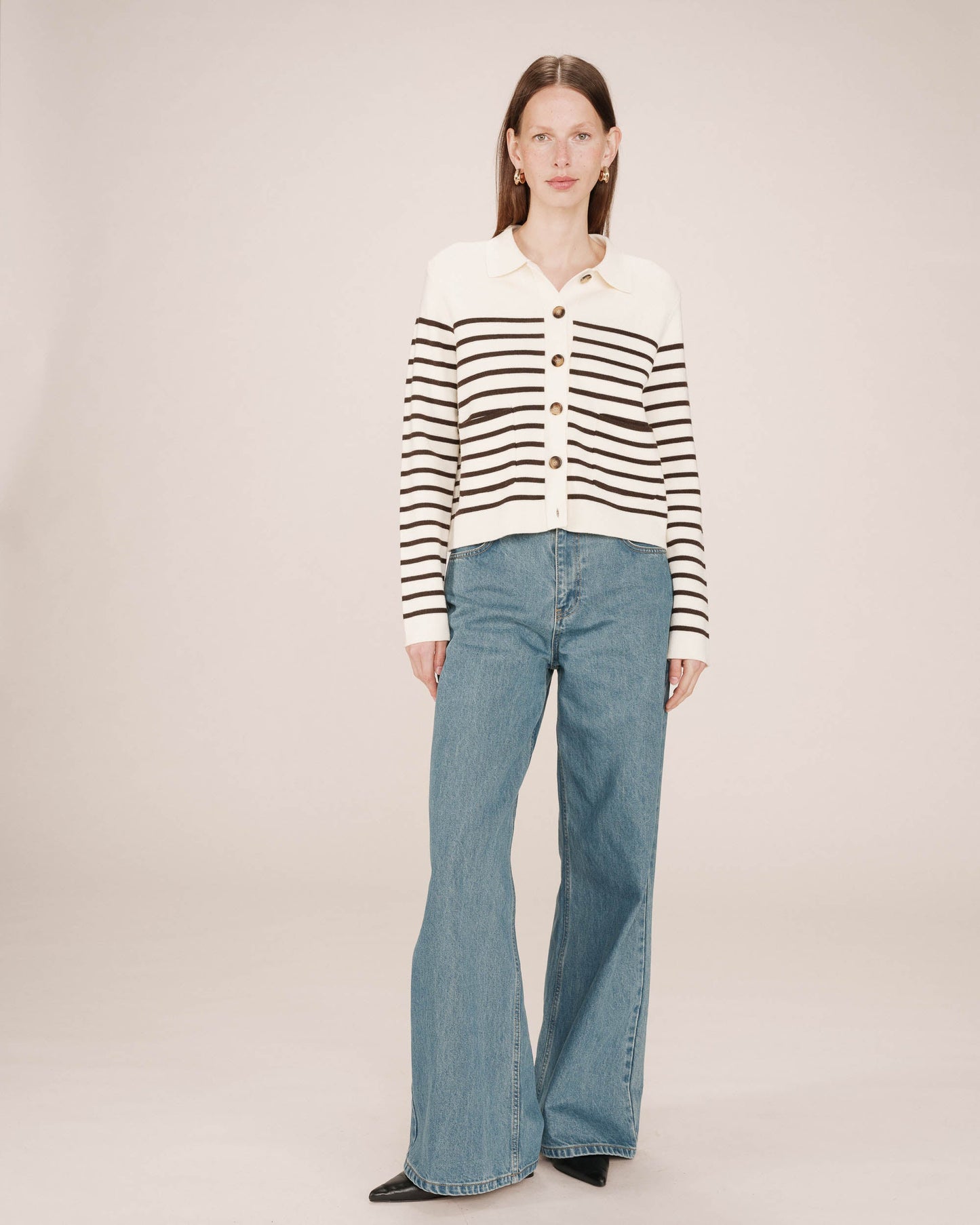 CARDIGAN ECRU SAILOR