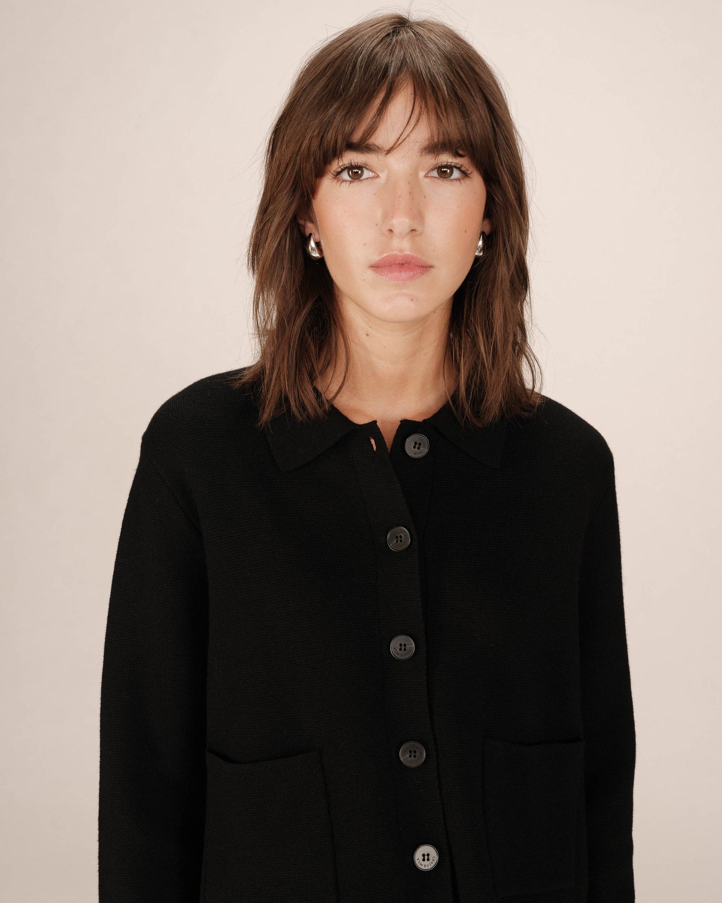 CARDIGAN NOIR SAILOR