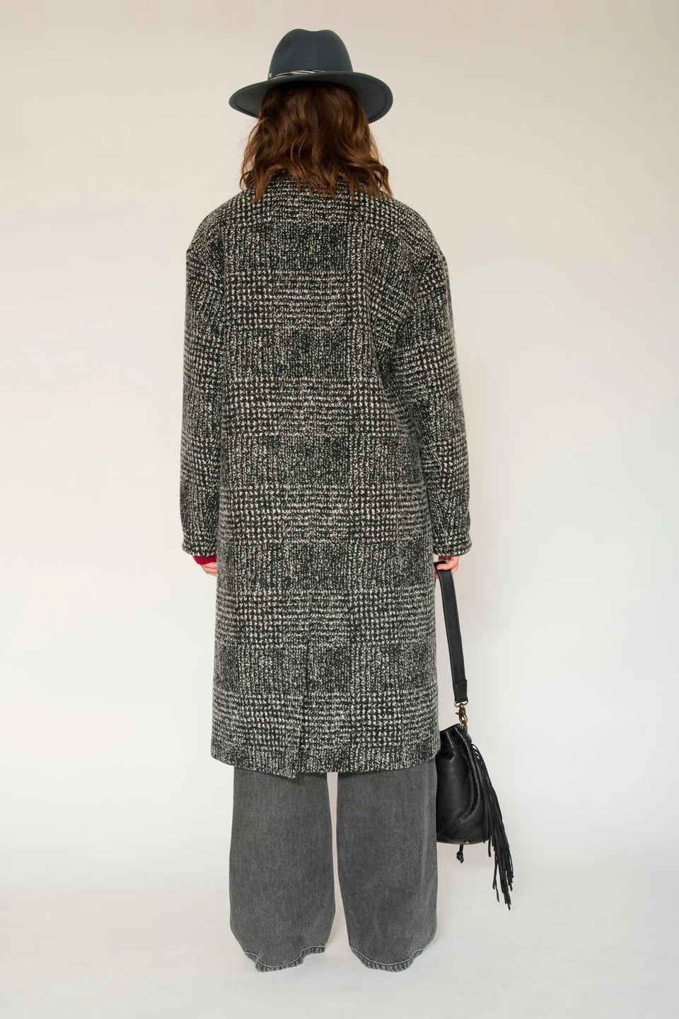 MANTEAU LONG - MORENO BLACK