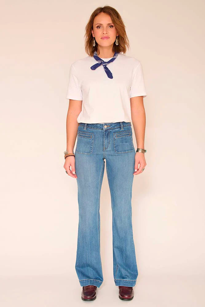 JEANS-THE DIANA WILSON BLUE ETHAN WASH