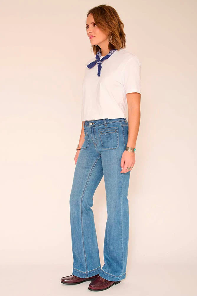 JEANS-THE DIANA WILSON BLUE ETHAN WASH