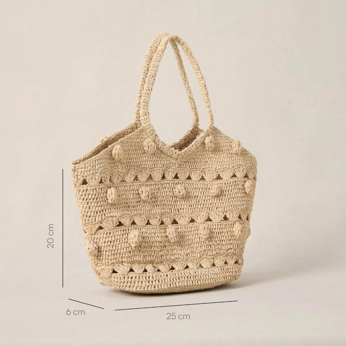 PANIER PETIT SOLEIL Raphia Naturel