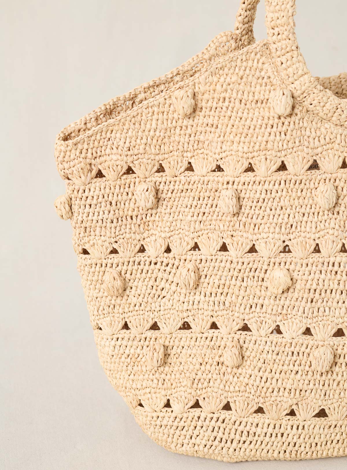 PANIER GRAND SOLEIL Raphia Naturel