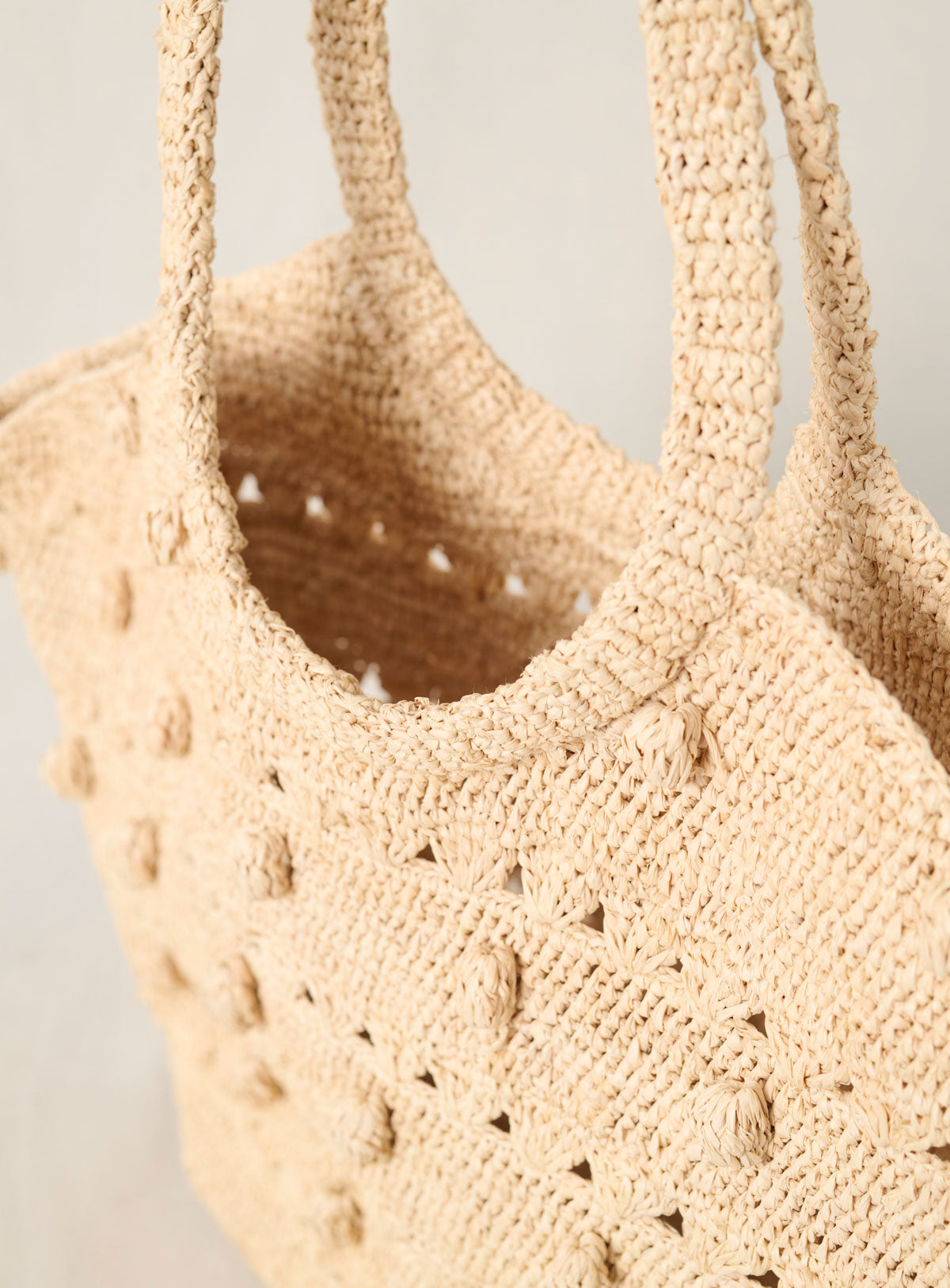 PANIER GRAND SOLEIL Raphia Naturel